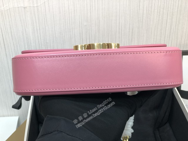 Celine專櫃2022新款小號亮澤牛皮革鏈條包 賽琳凱旋門鎖扣金屬鏈條腋下包 sldj2403